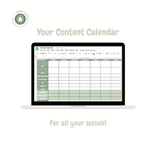 Social Media Content Calendar for small businesses