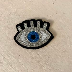 Broche Paillettes Oeil Regarde moi image 6