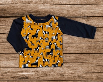 Sweater for children and babies, Customizable, different fabrics combinable, sizes 50 to 170