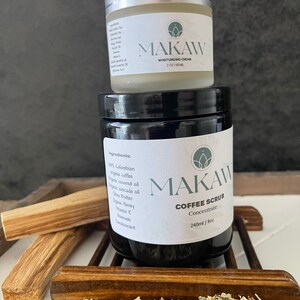 Spa Gift Set Handmade Natural Scrub & Green Tea Cream in box, gift for teacher, small gifts