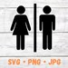 Male and Female SVG Instant Download File, Male and Female Sign SVG - Etsy