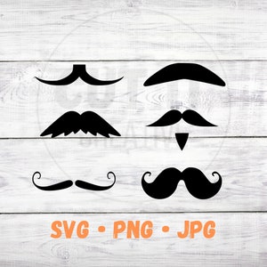 Moustache Bundle SVG Instant Download File
