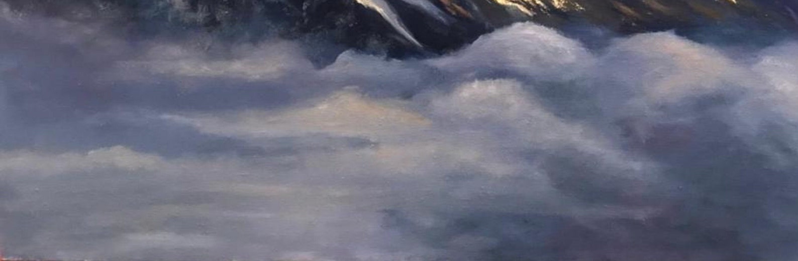 Cloud Painting Rain Cloud, Cloud White Blue, Cloud Sky Blue, Mountains and Cloud Etsy