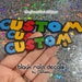 Custom Super Mario Bros Holographic Name Sticker for Laptops, Phones, Consoles, etc. 