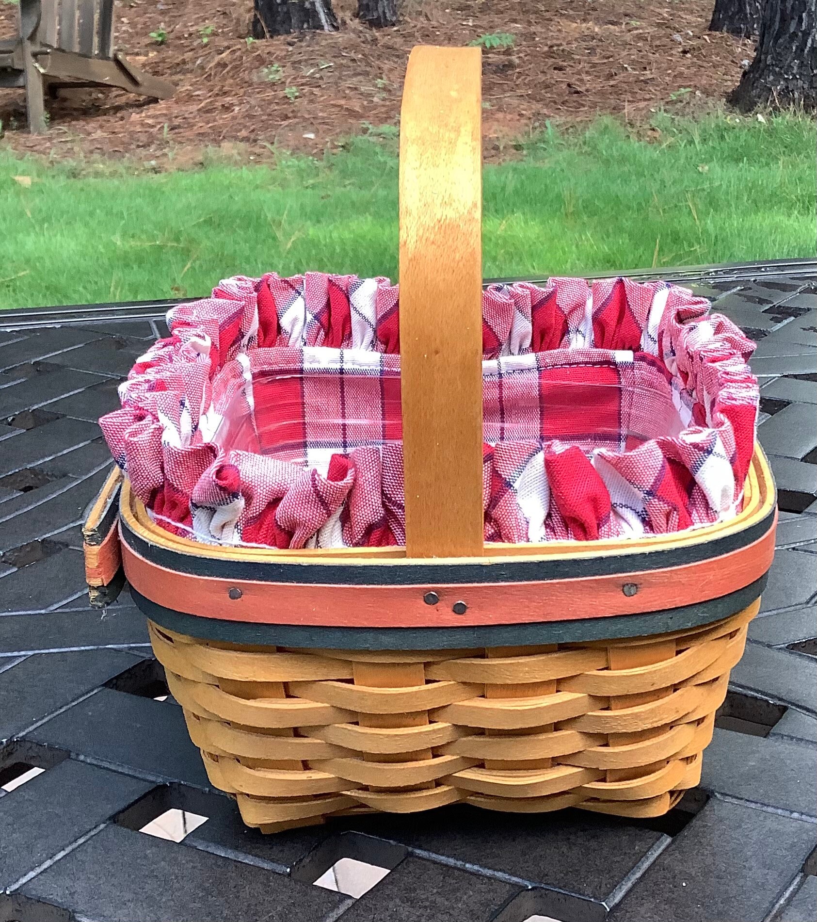 Longaberger All American 2001 Strawberry Basket Combo Cesta Etsy