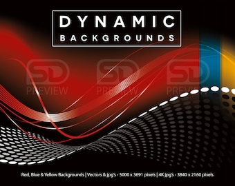 Czerwone gorące wiry i kropki, tło, retro, wektor, JPG Projekt o wysokiej rozdzielczości, technologia, abstrakcyjny, dynamiczny