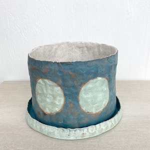 10” Diameter Custom Handmade Ceramic Planter | Made To Order