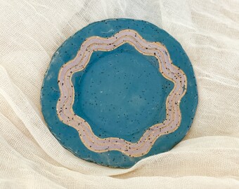Waves Ring Tray - Handmade Ceramic Dish