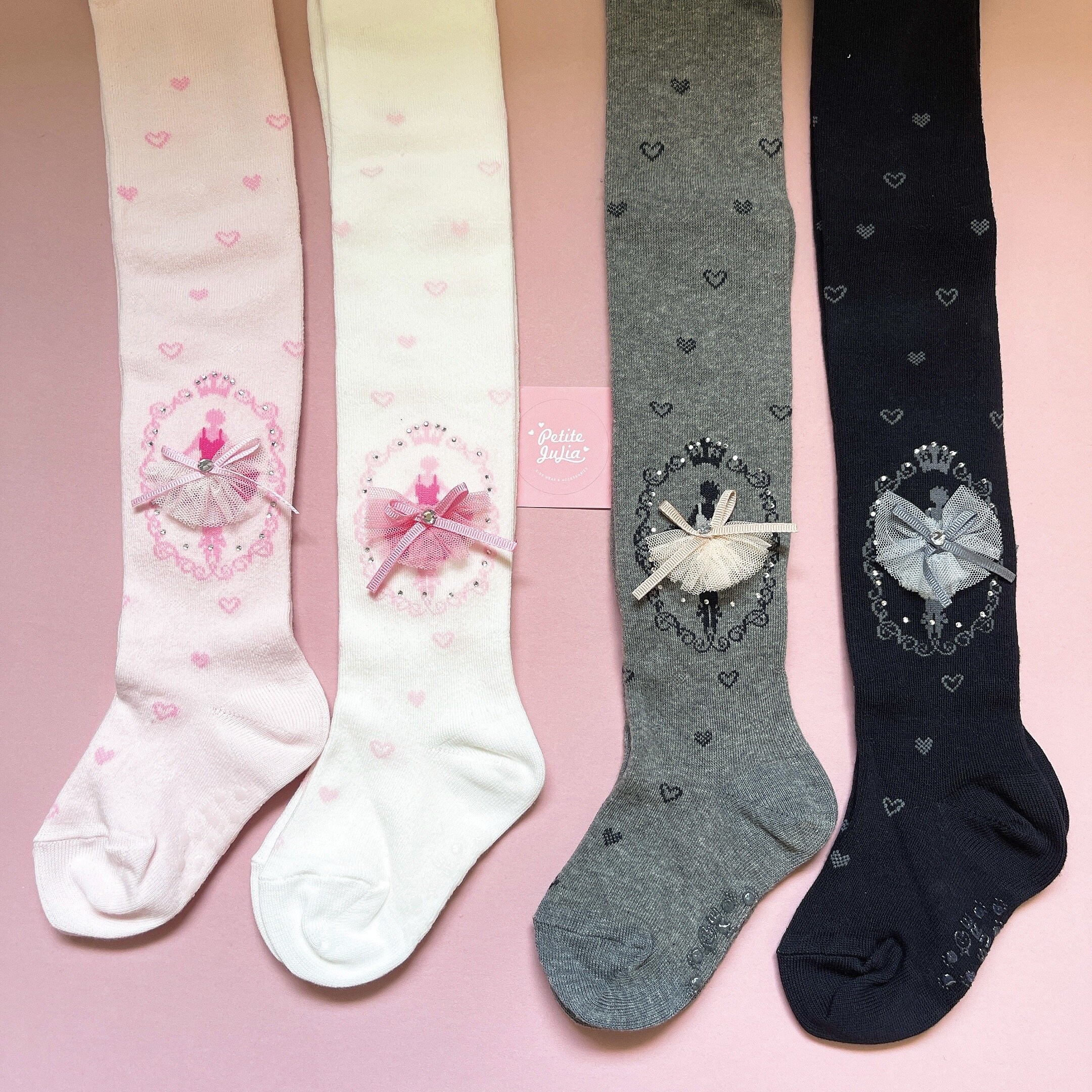 Baby Girl's Tights Ballerinas Beige in Eco-friendly Certified Cotton –  Kolibri Socks