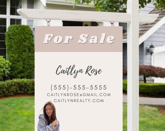 Realtor Yard Signs Etsy