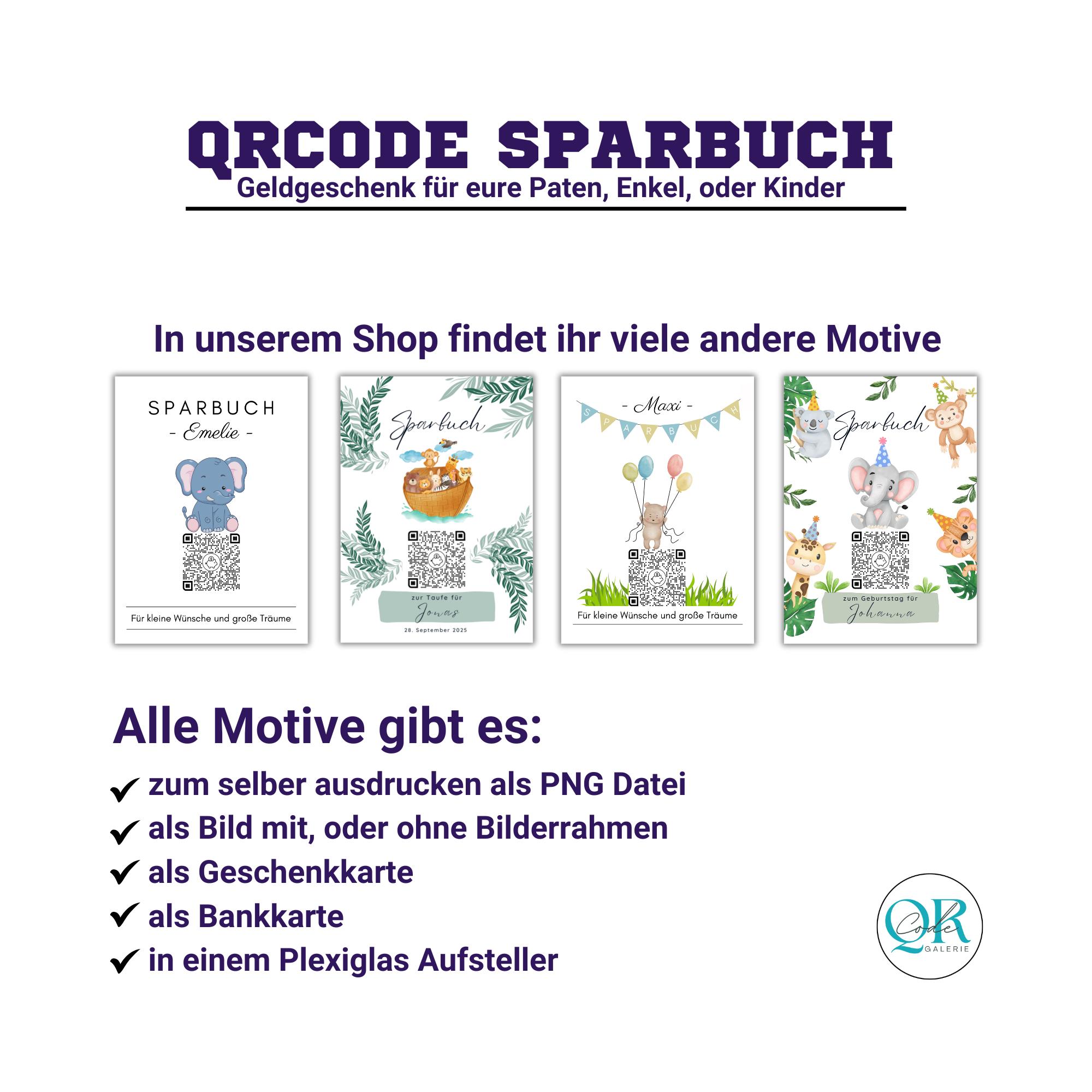 Personalized Cash Gift | Virtual Savings Book | QR Code Gift Card | Digital  Money Box | Lion Motif - Etsy Israel