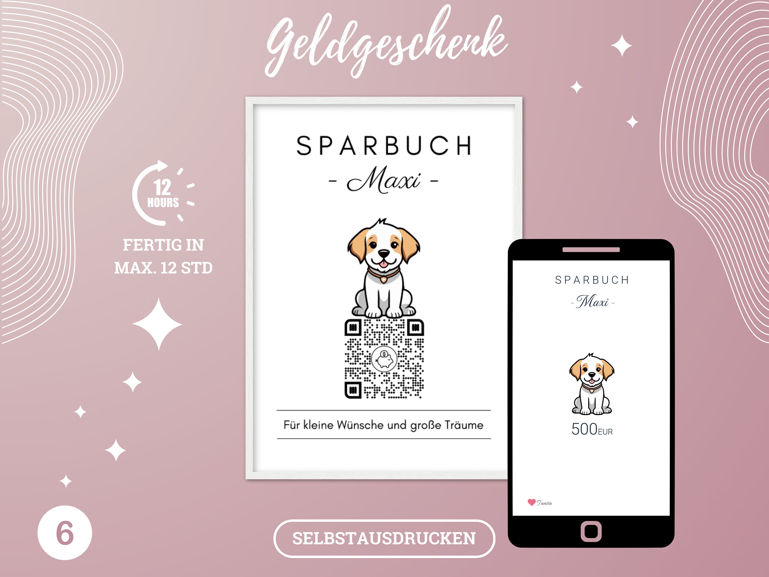 Digital QR Code Savings Book | Personalized Money Gift | Download | Various  Designs - Etsy