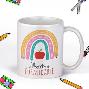 Taza de cerámica con el texto "Great Teacher" (Gran Maestro): Idea de regalo para profesores