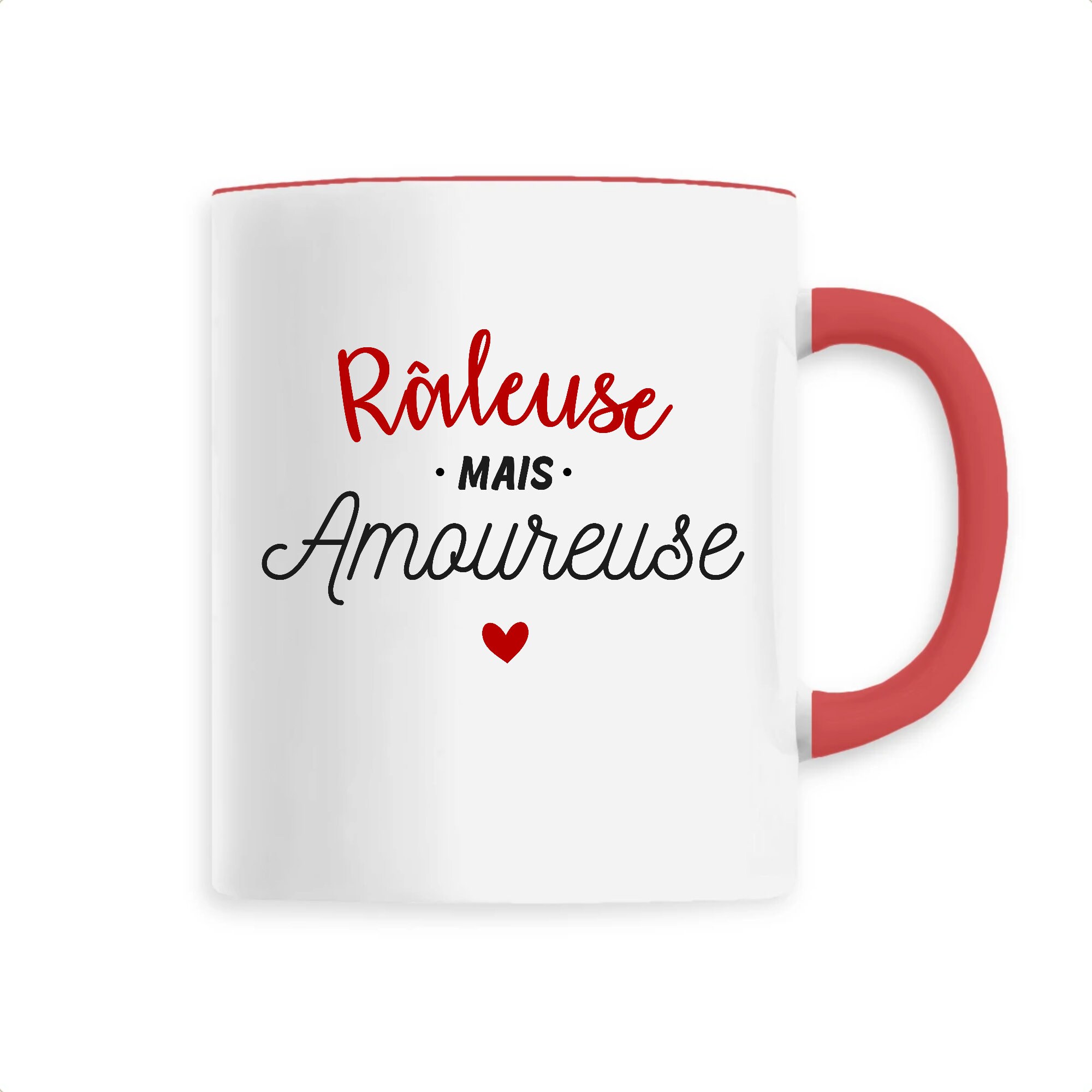 Mug Céramique Imprimé Râleuse Mais Amoureuse, Sublimation sur Tasse à Café ou Thé