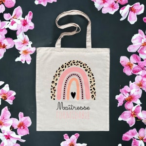 Tote Bag Imprimé "Maîtresse Formidable" – Sac Pratique & Idéal pour Enseignants