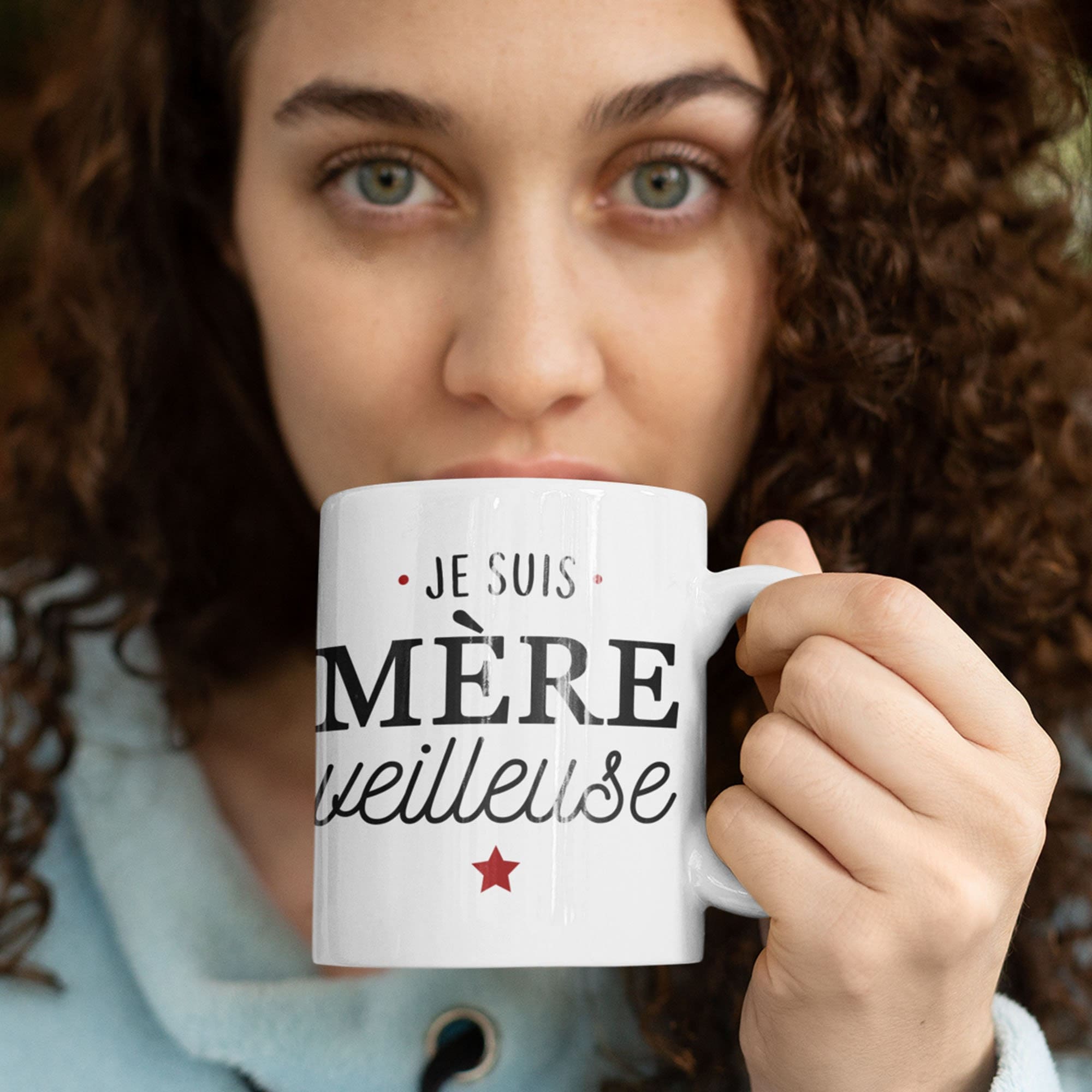 Mug Céramique Imprimé Je Suis Mère-Veilleuse
