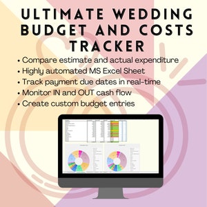 Ultimate Wedding Budget and Costs Tracker
