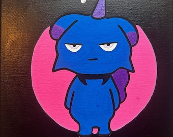 Depresso acrylic painting