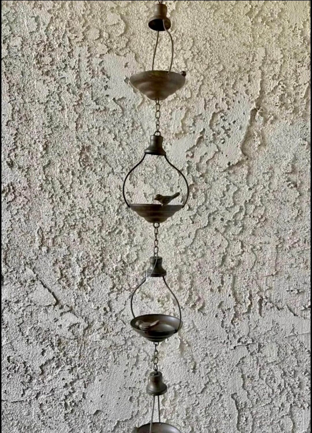 Rain Chain Garden Art Etsy