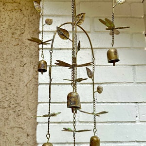 Dragonfly iron wind chime