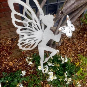 Large garden fairy stake