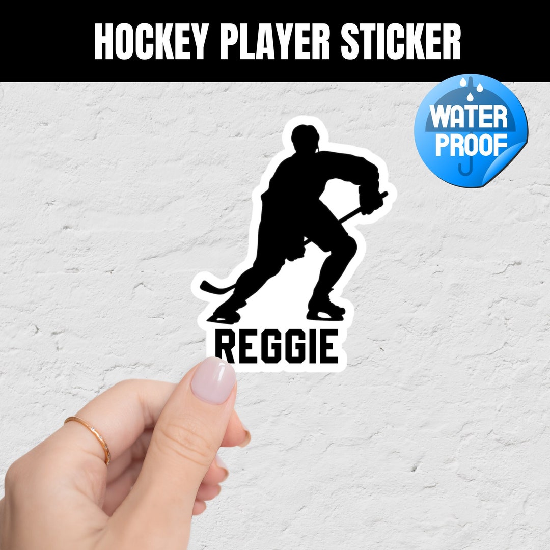 Personalized Hockey Laptop Stickers, Laptop Decal That Lasts Ideal for
