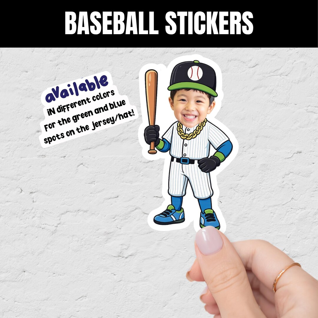 Personalized Baseball Name Decal: Custom Team Sticker - Etsy