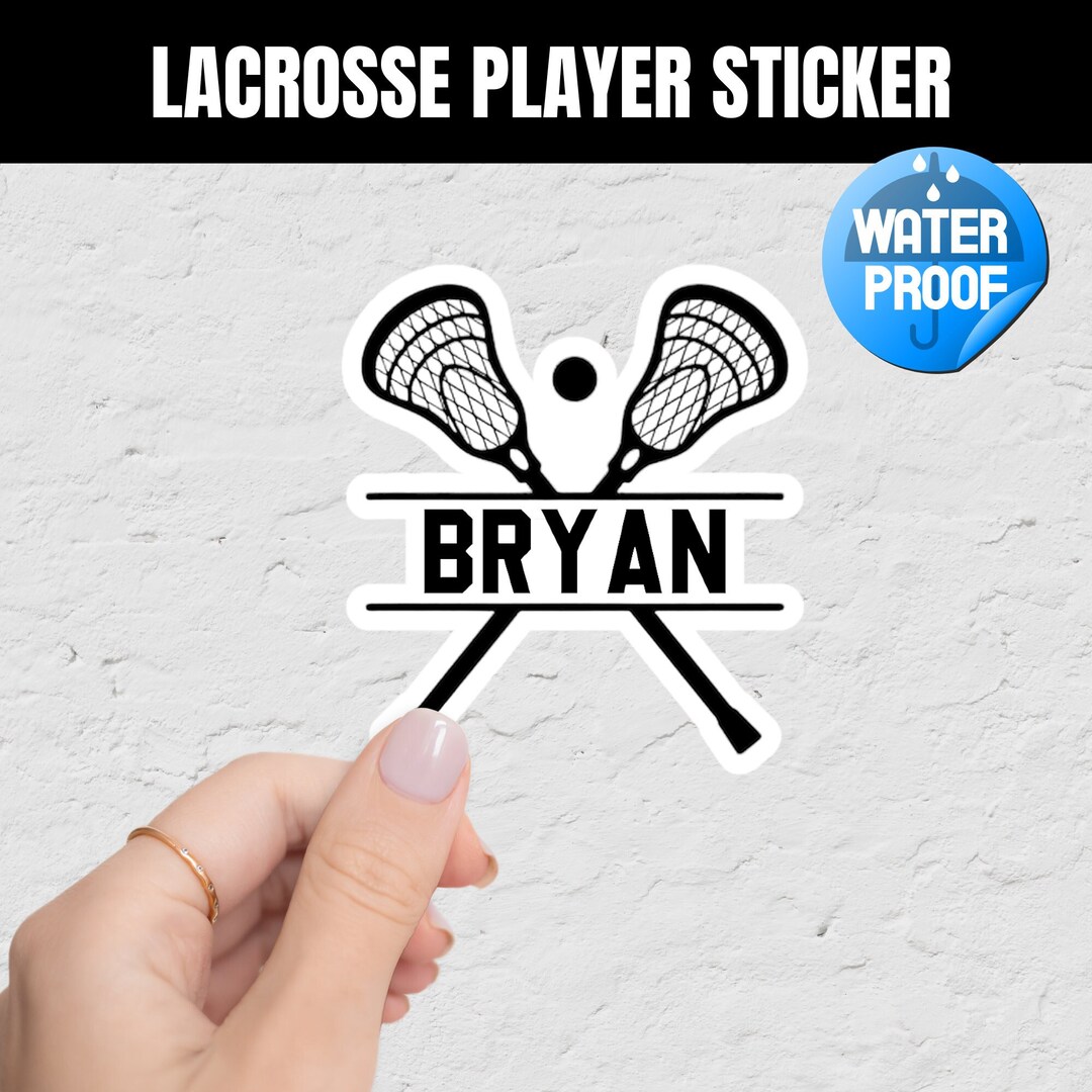 Lacrosse Mom Sticker - 3 Inch Waterproof Vinyl Decal For Car, Laptop & Water Bottle