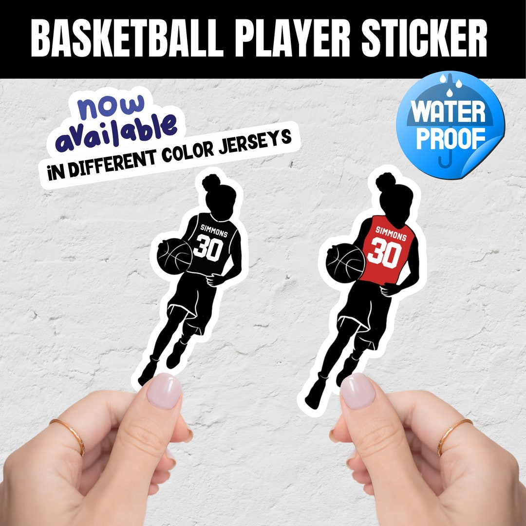 Basketball Name Decal Personalized Custom Basketball Sticker Team ...