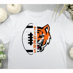 Tigers Head Paw SVG Cutting Files Clip Art Cricut Silhouette Cuttable / Tigers Football PNG / Tiger Sublimation Designs Downloads