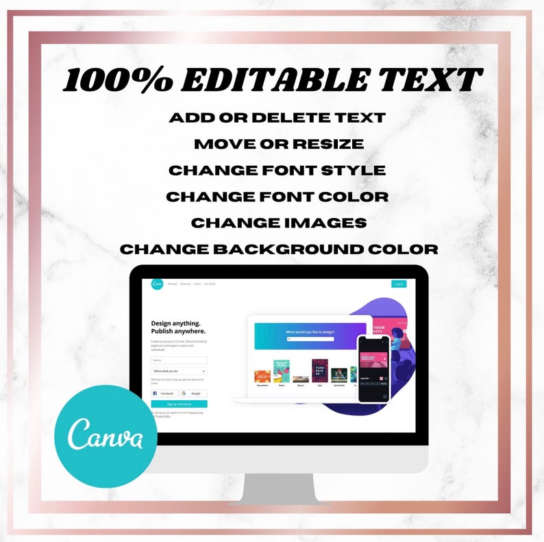 Editable Price List Template Printable Price Guide Salon Etsy Denmark