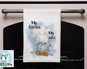 Sassy Kitchen Waffle Towel