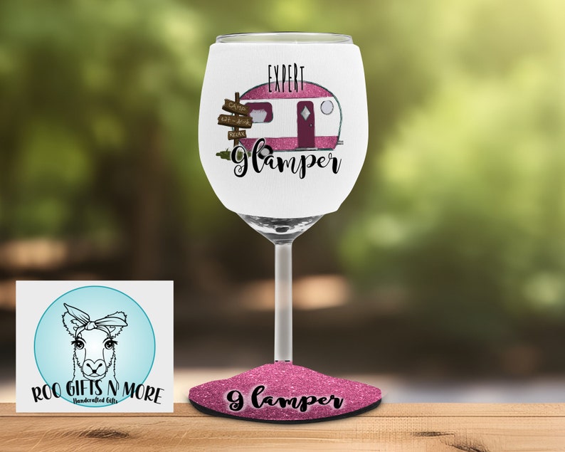 Glamper Wine Koozie Set of 2 Bild 1