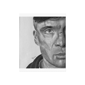 Kunst Poster, Thomas Shelby Peaky Blinders Zeichnung Druck, Wand Kunst Dekor, Haus Büro Dekor, Geschenk für Fans, TV-Serie Kunstdruck