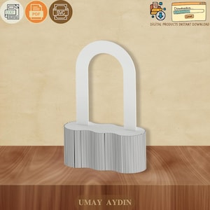 Wavy Arch Stand CNC File: Wedding Event Decor (DXF Template)