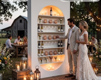 Treats Wall CNC Template: Wedding & Bridal Backdrop (Digital Download)