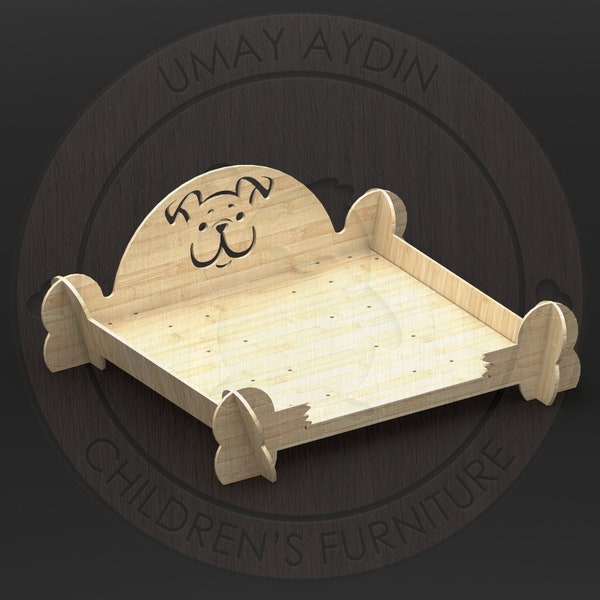 Pet Bed CNC - Pets bed Dog bed Bed for animals Laser cut files Cnc router plans SVG DXF vector