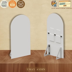 Arco de fondo plegable personalizable para eventos: planos y plantillas DXF