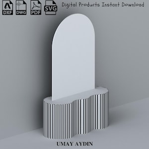 Supporto ondulato ondulato, supporto ondulato per matrimonio, supporto ondulato per eventi, supporto ondulato CNC, modello Dxf, prodotto digitale, file CNC, file CNC supporto ondulato