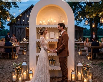 CNC Backdrop Templates: Champagne Wall & Event Decor (Digital Files)