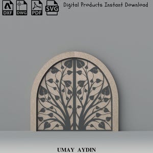 CNC Patterned Ripple Arch DXF Template: Ceremony Decor (Digital File)
