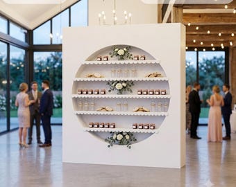 Round Wedding Arch CNC Plan, Tiered Backdrop, Treat Wall (Digital Download)