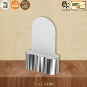 Wavy Ripple Stand CNC File: Wedding & Event Decor (Digital Product)