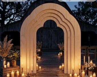 Sinbad Backdrop CNC File: Ripple Arch Template (Digital Download)