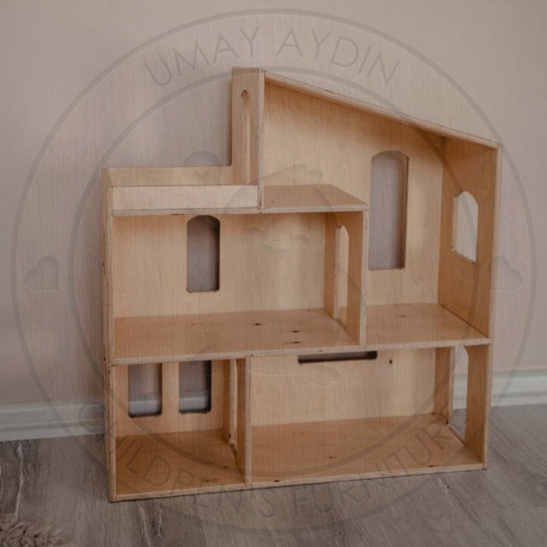 Montessori Handmade Dollhouse Build Plans Etsy