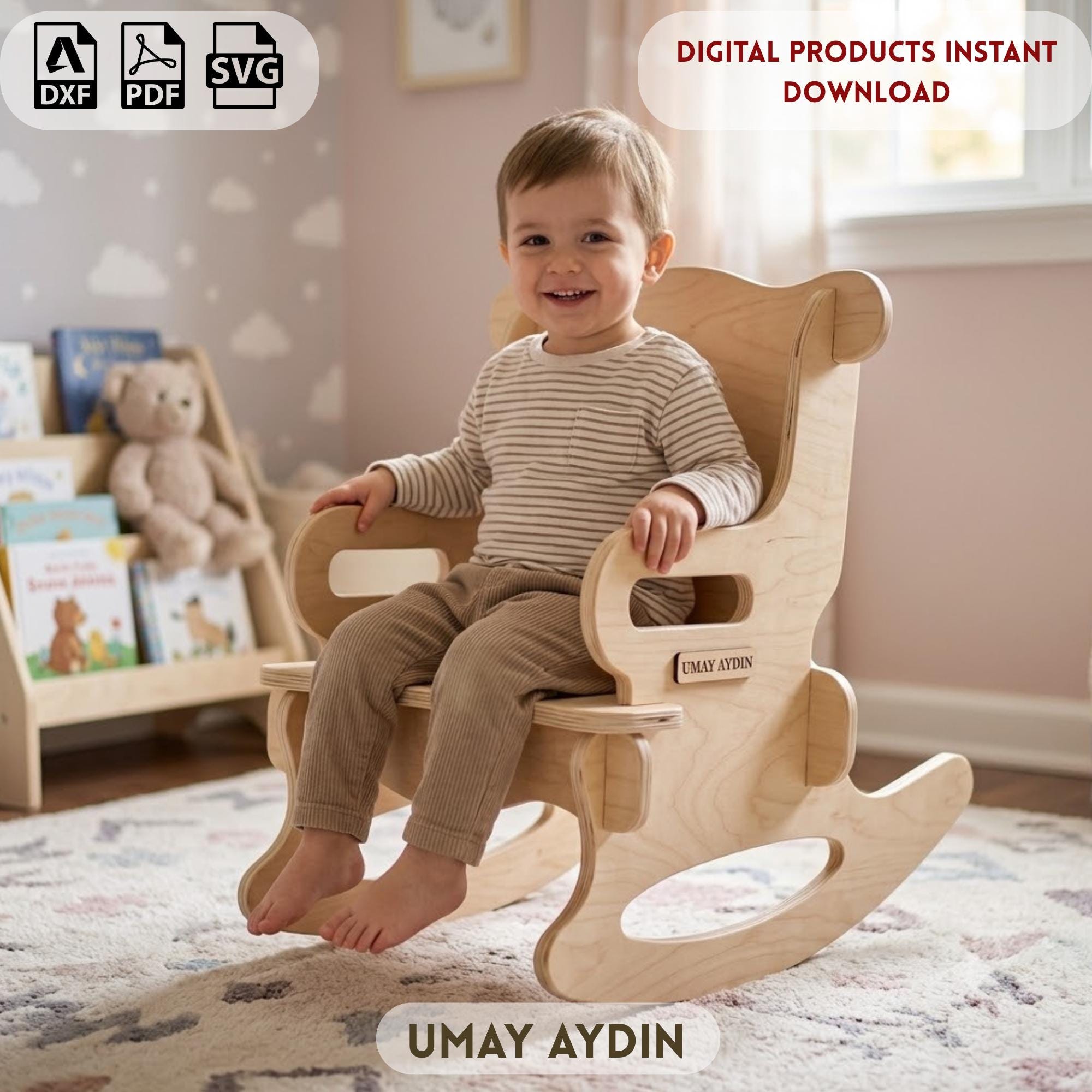 Puzzle Chair Dxf - Etsy
