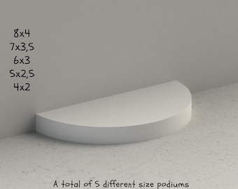 Wedding Podium Stage CNC Plans: Half Circle Design - DIY Digital Download