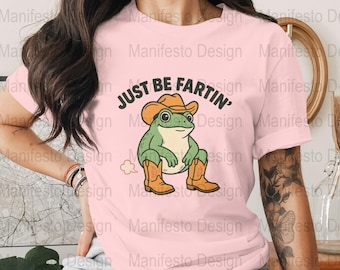 Hilarious Cowboy Frog Digital Art: Western Themed Cartoon Animal PNG Download