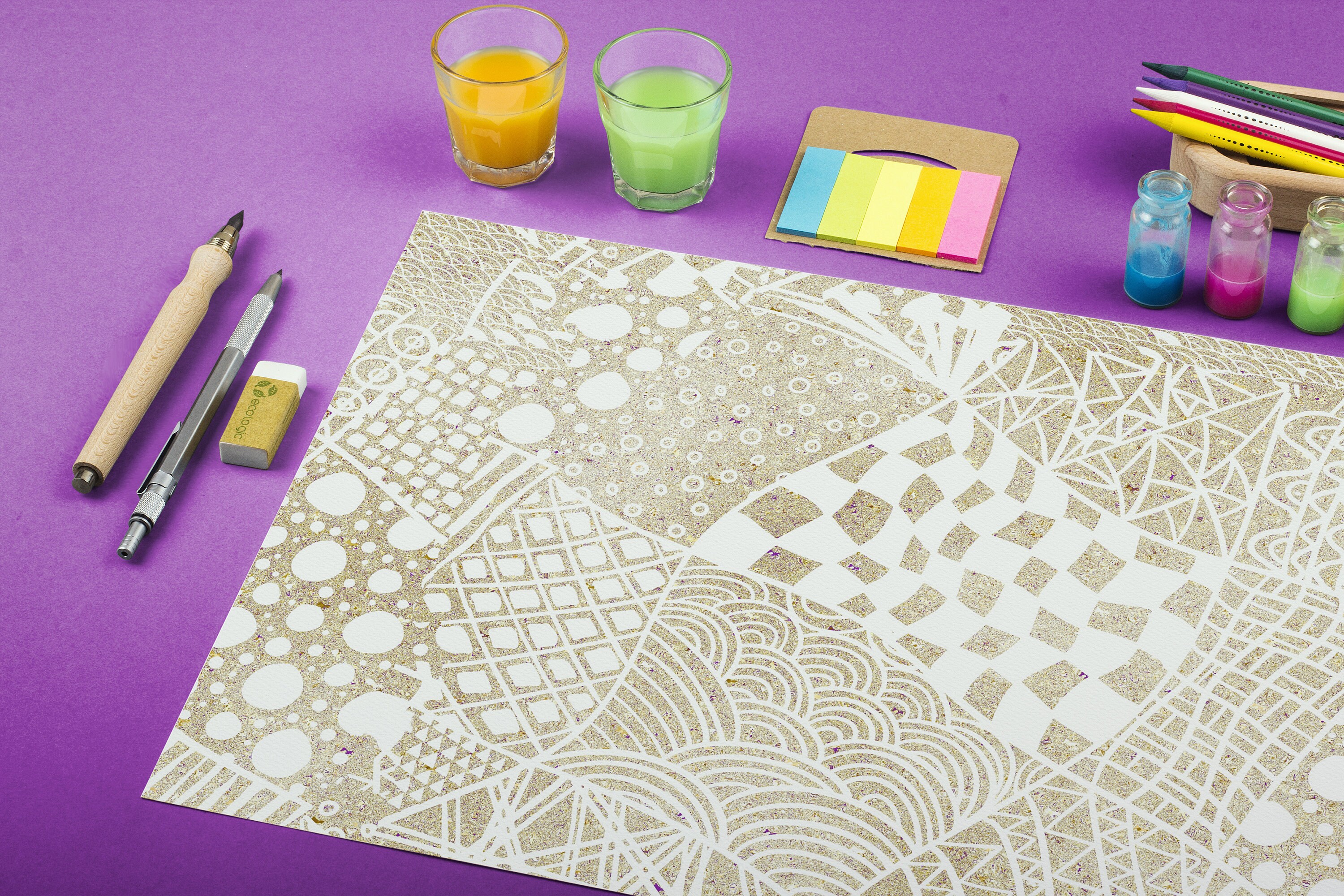 110 Luxury Zentangle Procreate Brushes Bundle Digital Brushes Procreate