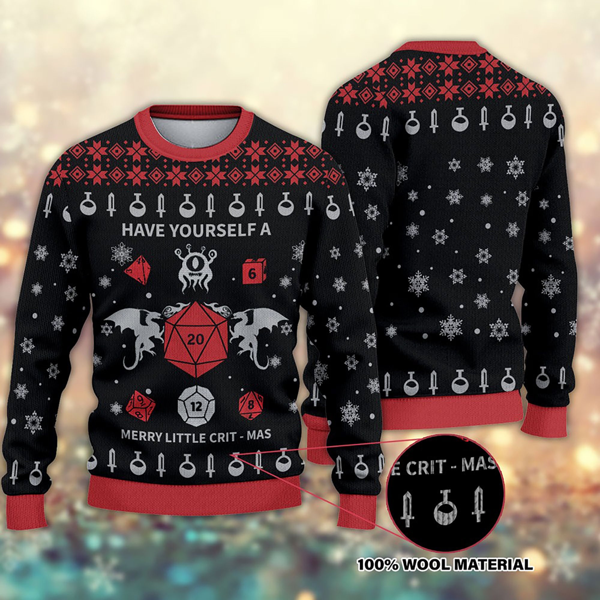 Dnd Sweater - Etsy
